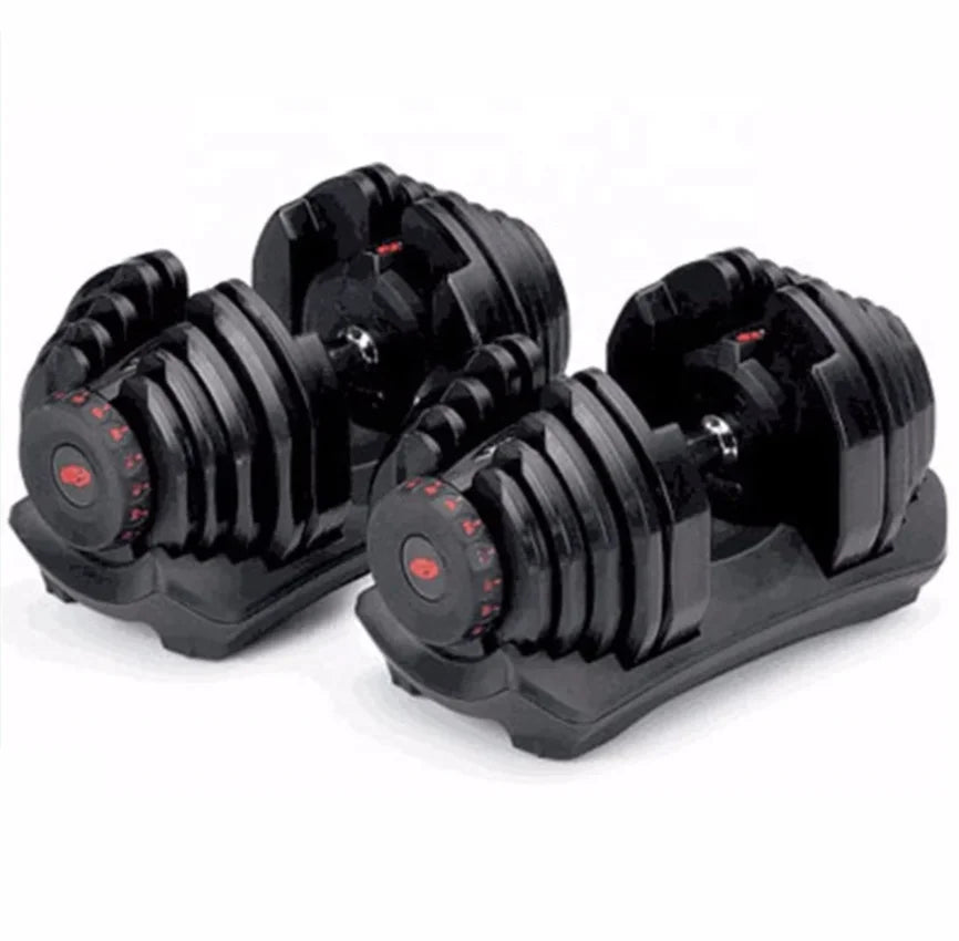 KTX-485587 Adjustable 90lb Dumbbell Set for Home Gym Workout and Muscle Building Fitness Equipment