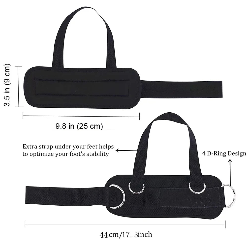 KTX-944339 Adjustable Latex Ankle Support for Leg Strength Training and Yoga