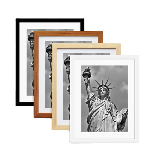 KTX-144403 Solid Wooden Photo Frames in Various Sizes for Wall Decor