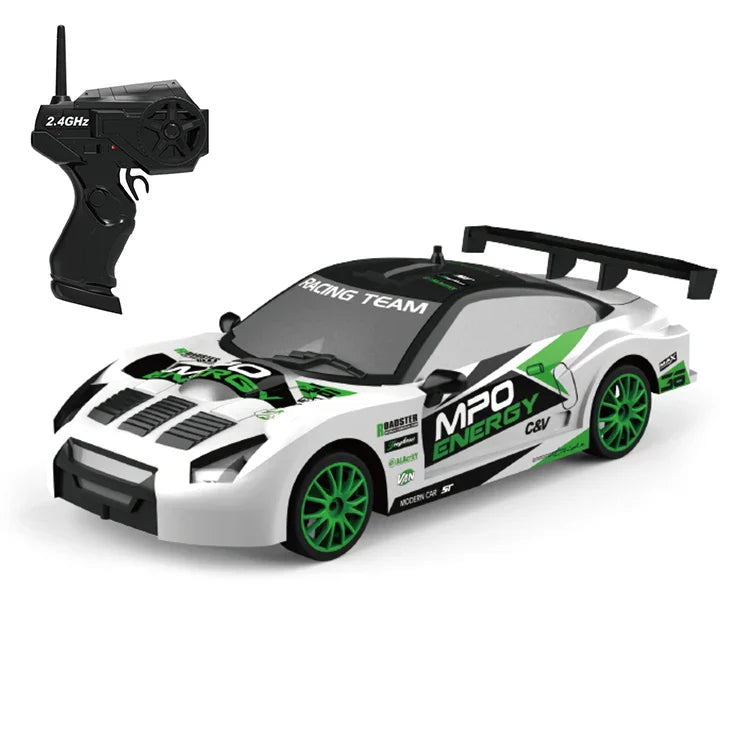 KTX-362067 1:24 Scale 4WD Remote Control Drift Car with USB Charger and LED Light