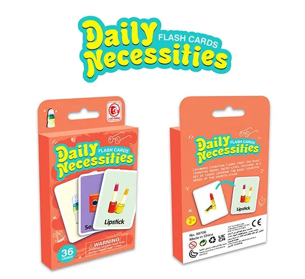 KTX-905619 Early Learning Math Educational Cards - 36 Piece Set for Kids