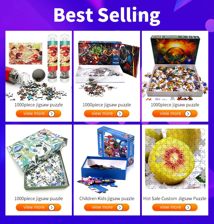 KTX-119955 Custom Irregular Shape Jigsaw Puzzle - 500/1000 Pieces Special Space Universe Design