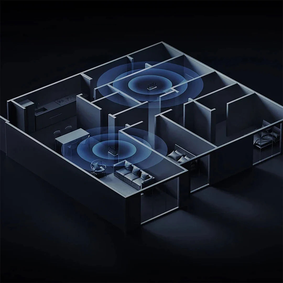 KTX-502035 Mi Router BE7000 WiFi 7 Mesh Router with 1GB Ethernet Ports and VPN Signal Amplifier