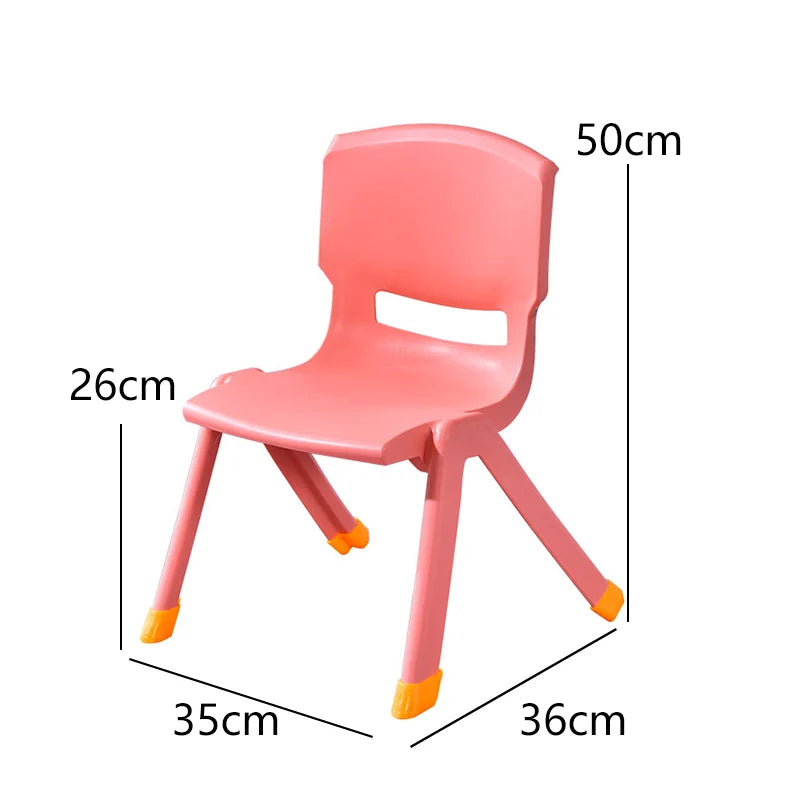 KTX-972499 Durable Plastic Stacking Chair for Children - Ideal for Schools, Daycares and Nurseries