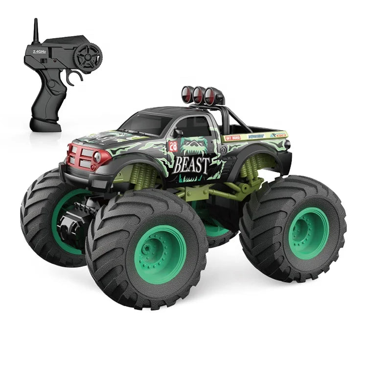 KTX-278419 1/18 Scale 2.4G 4Ch 4X4 RC Car with Super Wheels - Ready-to-Use Electric Vehicle for Indoor/Outdoor Fun