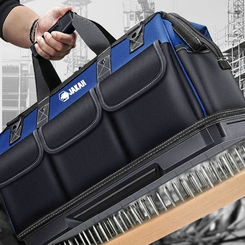 KTX-542227 Durable Multi-Function Electrician's Tool Bag with Large Capacity and Organised Storage