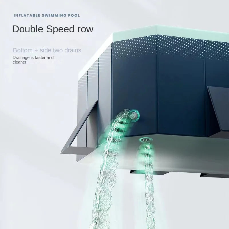 KTX-438163 Large Portable Adult Inflatable PVC Outdoor Swimming Pool for Recreation