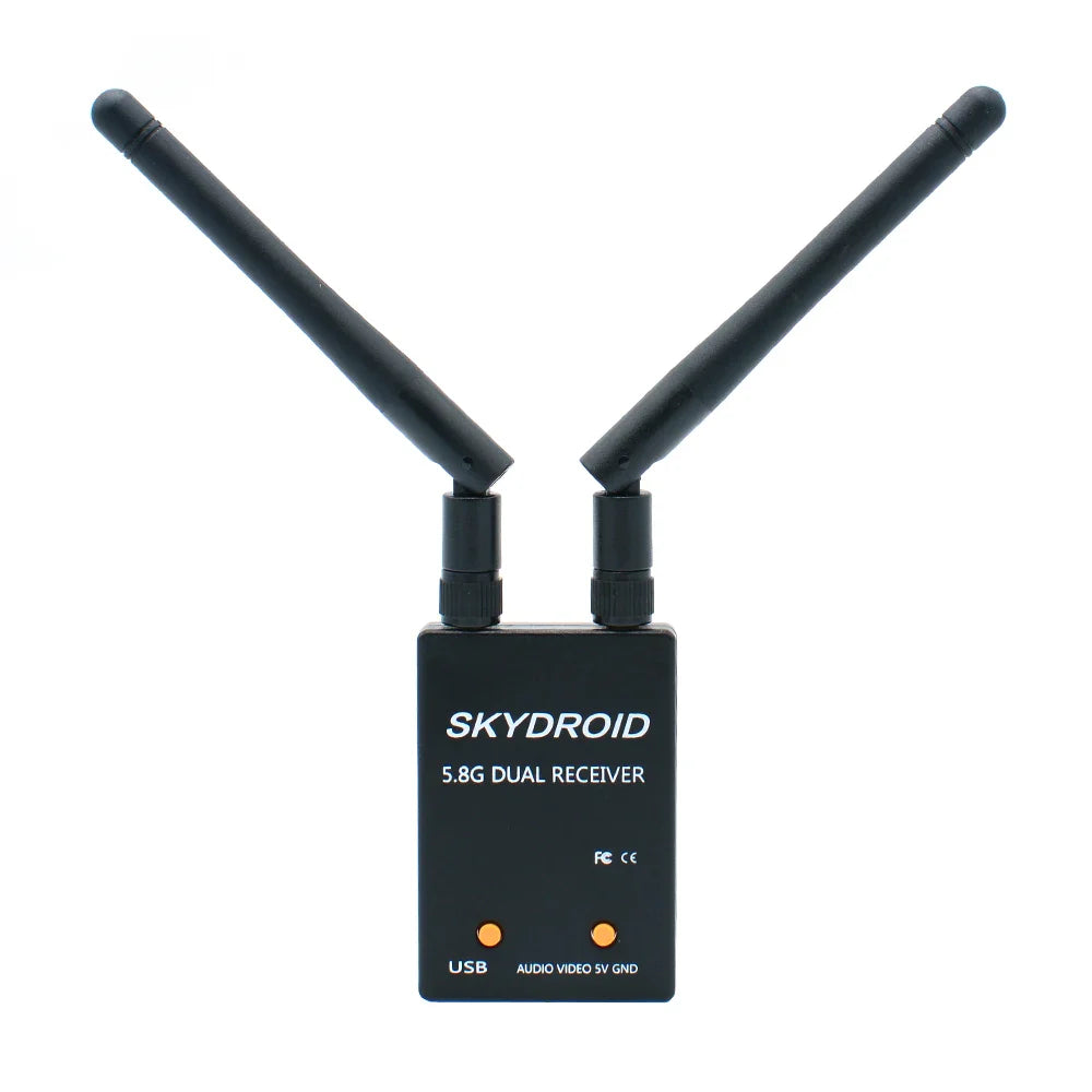 KTX-713299 UVC Dual Antenna Control Receiver 5.8GHz 150CH FPV Receiver with Audio for FPV Systems