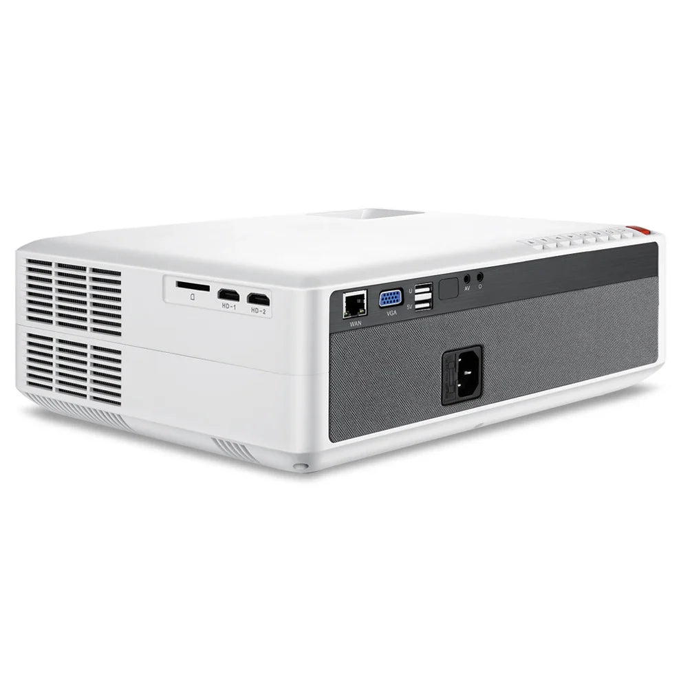 KTX-039827 1080P Full HD Multimedia Projector for Outdoor and Business Use, 4K Smart Beamer