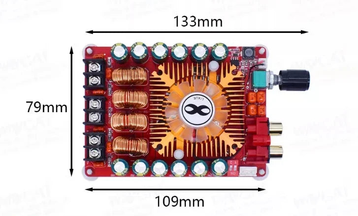 KTX-727955 TDA7498E 2X160W Digital Power Amplifier Board - Stereo BTL220W