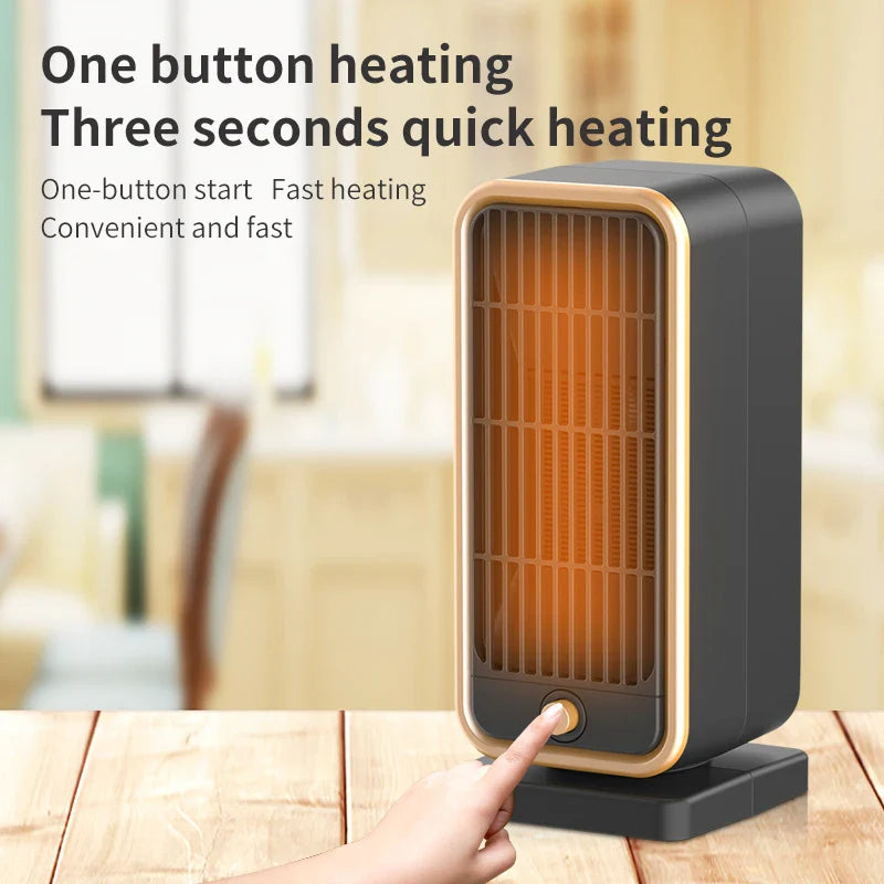 KTX-013651 500W Electric Space Heater for Indoor Use, PTC Fan with 1-Year Warranty