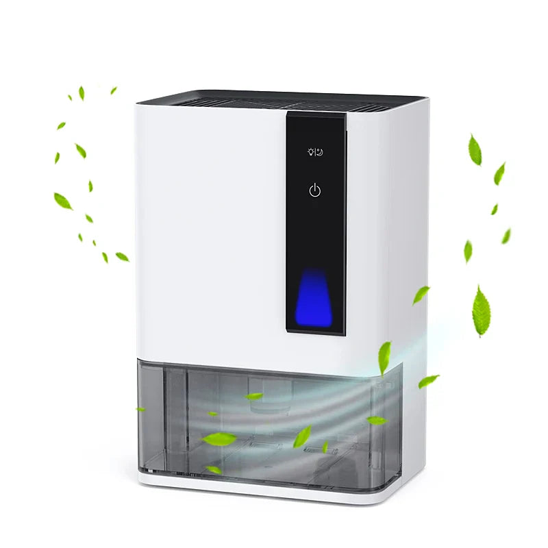KTX-701459 Compact Home Dehumidifier for Indoor Use, 1.5L/Day Moisture Removal, 1600ml Water Tank Capacity