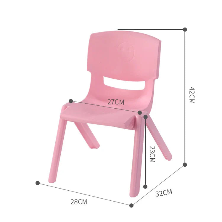 KTX-710355 Colourful Stackable PP Plastic Chairs for Kids – Indoor Use Furniture