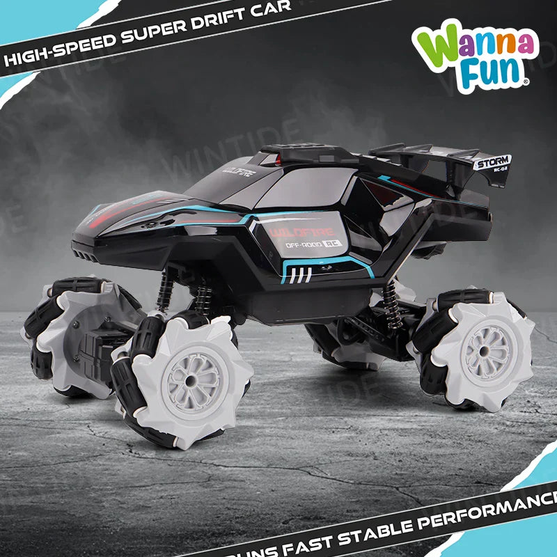 KTX-837779 Battery Operated 2.4GHz Off-Road RC Stunt Car for Kids with Lights and Music