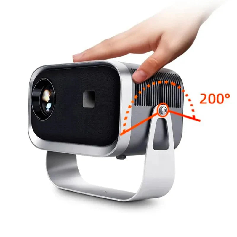 KTX-123475 1080P WiFi Mini Short Throw Projector for Home Cinema and Kids Entertainment