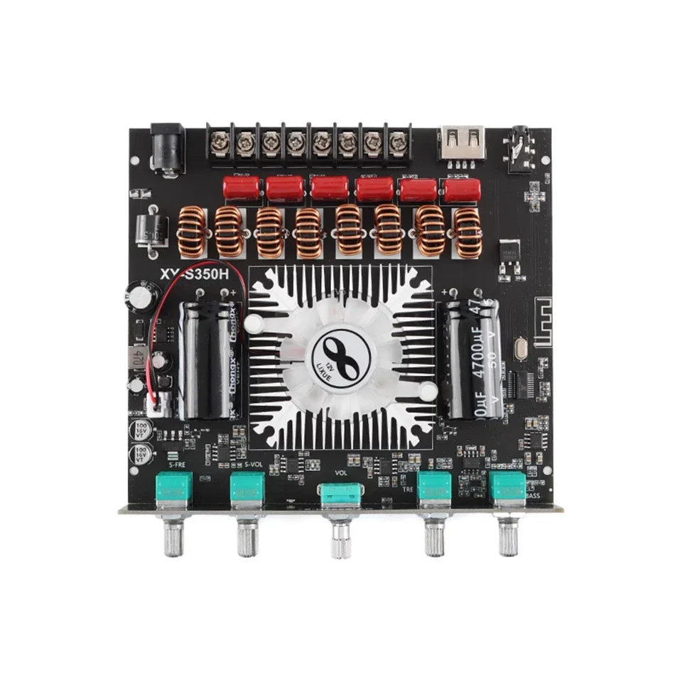 KTX-550099 2.1-Channel TPA3251 Bluetooth Digital Amplifier Module with Subwoofer Output 220Wx2+350W Power