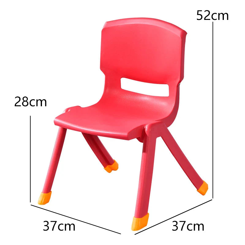 KTX-972499 Durable Plastic Stacking Chair for Children - Ideal for Schools, Daycares and Nurseries
