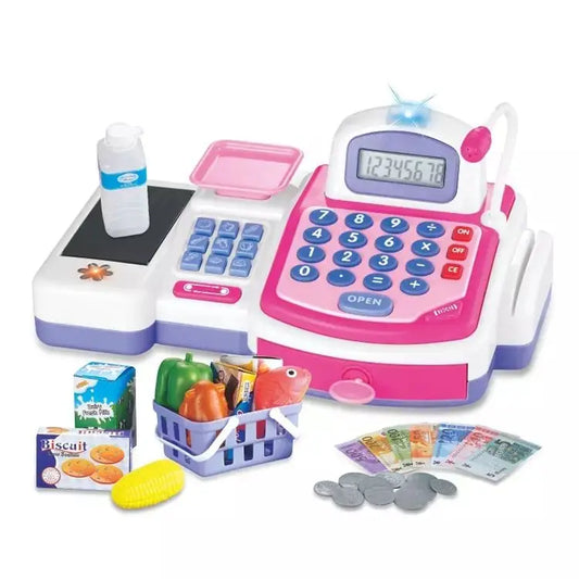 KTX-211731 Supermarket Cash Register Toy with Mini Accessories for Kids 2-14 Years, EPT Model EPT608354/EPT608370