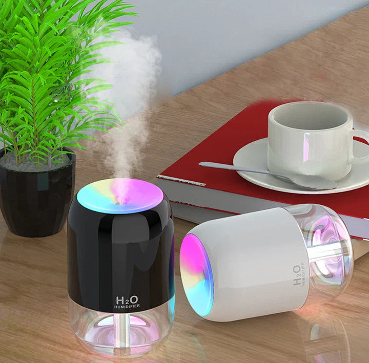KTX-389907 200ML USB Mini Diffuser Humidifier with Colourful Light and Adjustable Spray Time