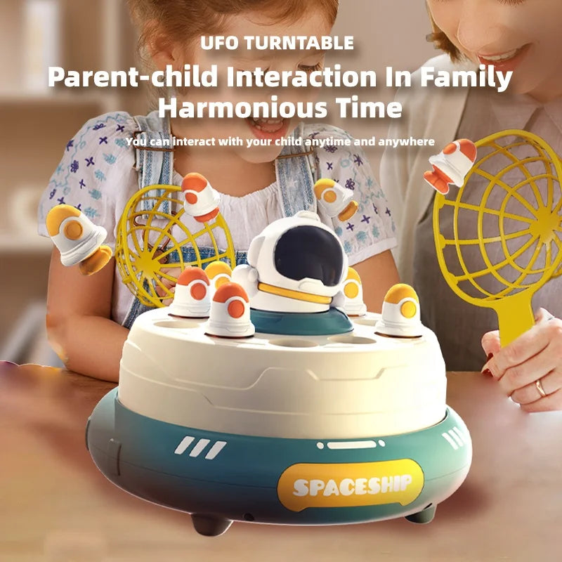 KTX-650003 Rocket Disk Bounce Table - Interactive Baby Educational Toy for Family Fun and Brain Training Activities