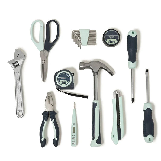 KTX-574995 18-Piece Adjustable Multi-Functional Home Repair Tool Set with Screwdrivers