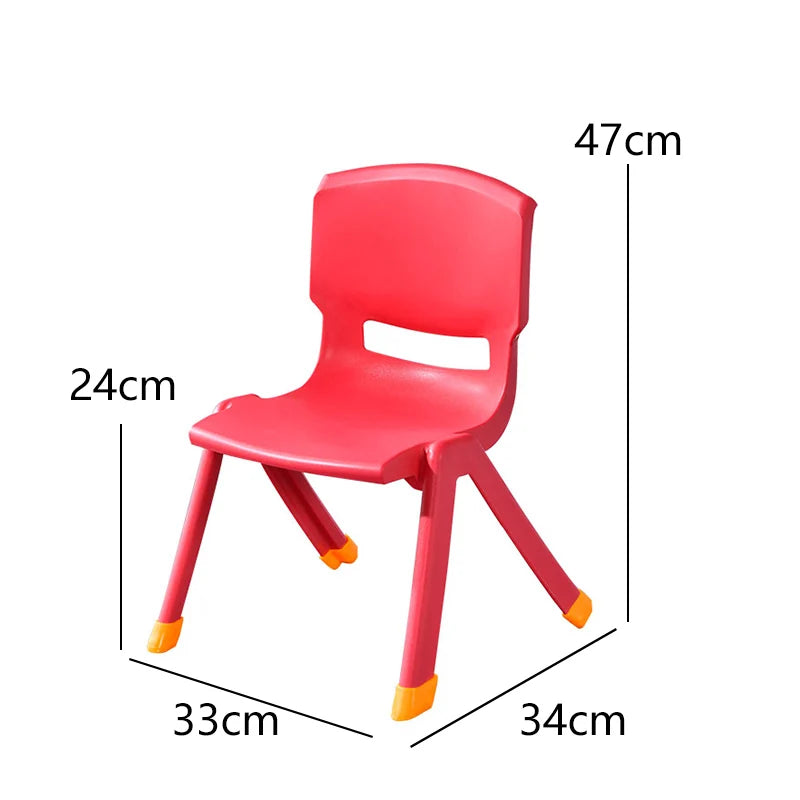 KTX-972499 Durable Plastic Stacking Chair for Children - Ideal for Schools, Daycares and Nurseries