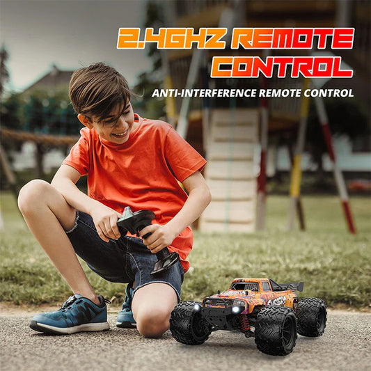 KTX-937235 2.4GHz Waterproof RC Racing Car - 1/16 Scale, 40+ MPH Speed, Dual 280 Motor, Ready-to-Go