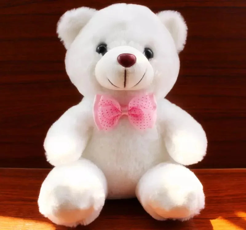 KTX-670419 LED Plush Bear Stuffed Animal Toy with Night Glow Light
