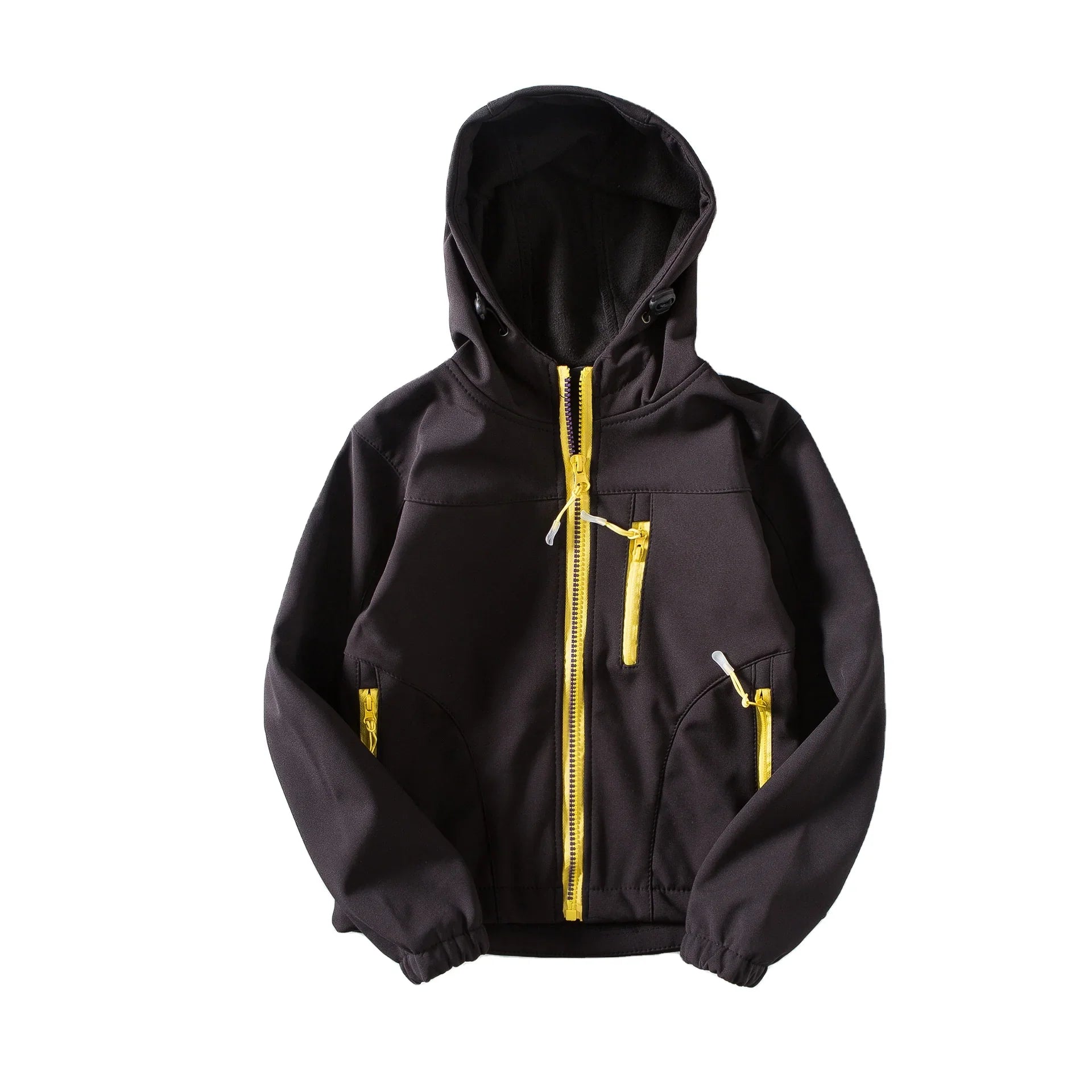 KTX-670355 Girls Winter Fleece Jackets for Children Waterproof Solid Pattern Children's Jackets Winter Jackets for Girls