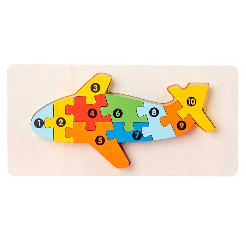 KTX-891731 Montessori Educational Wooden 3D Puzzle Game for Kids – Eco-Friendly and Non-Toxic Jigsaw Learning Toy