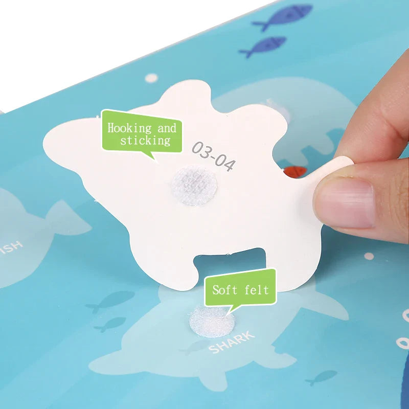 KTX-591059 Sensory Busy Book - Montessori Educational Toy for Early Learning in Toddlers and Preschoolers