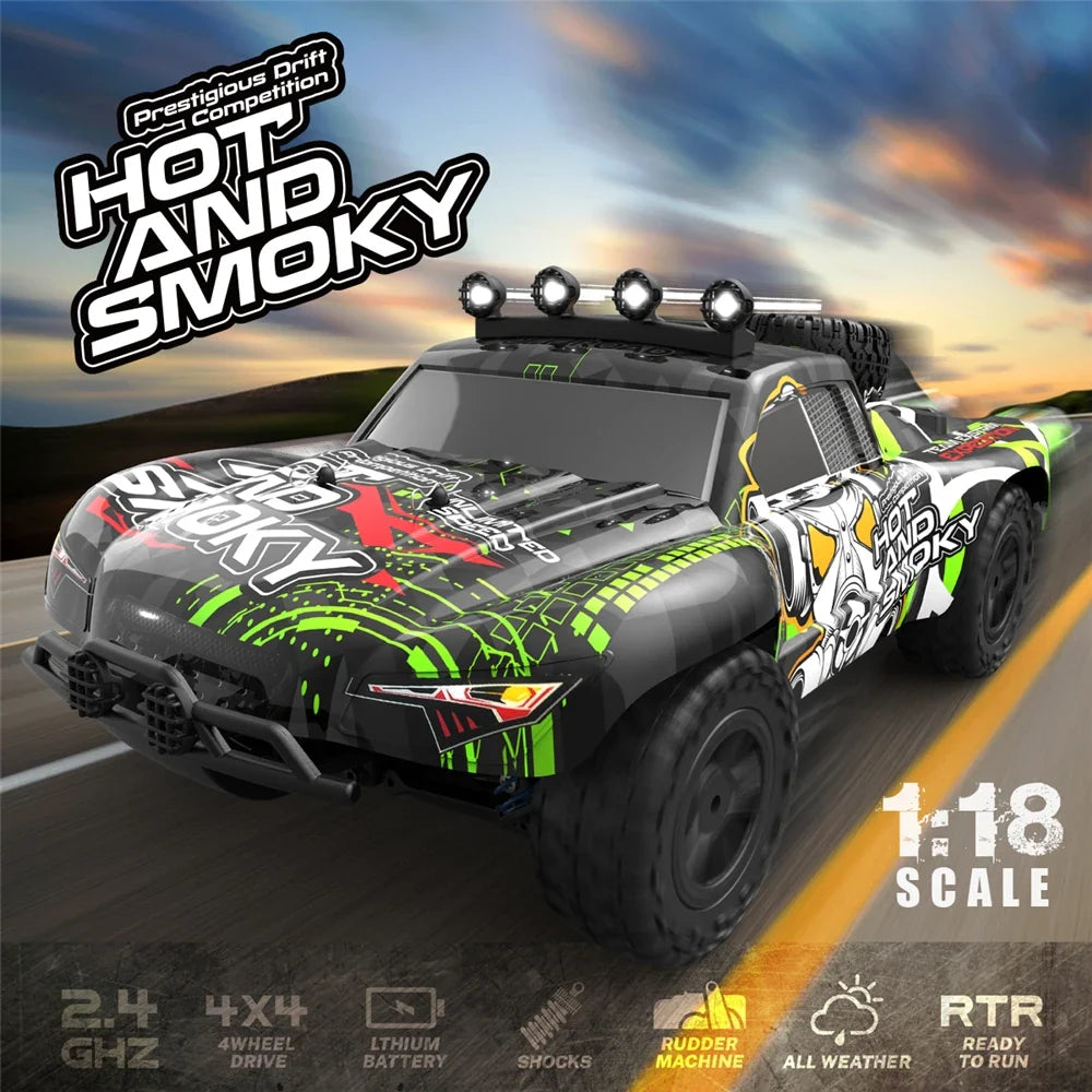 KTX-643475 1:18 Waterproof Electric 4X4 Remote Control Racing Buggy with Lights and 80m Range