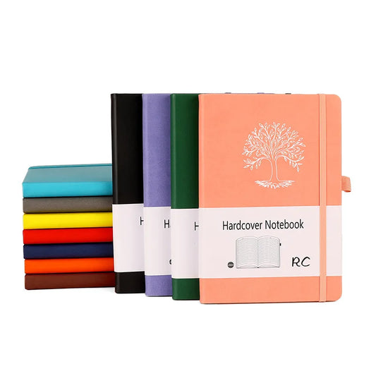 KTX-916435 A5 PU Leather Hardcover Notebook with Customisable Options and Lined Pages