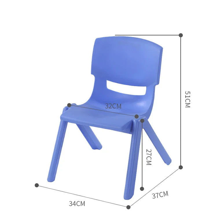 KTX-710355 Colourful Stackable PP Plastic Chairs for Kids – Indoor Use Furniture