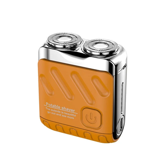 KTX-881555 Portable Mini Electric Beard Razor with Twin Blade for Face Use, USB Rechargeable