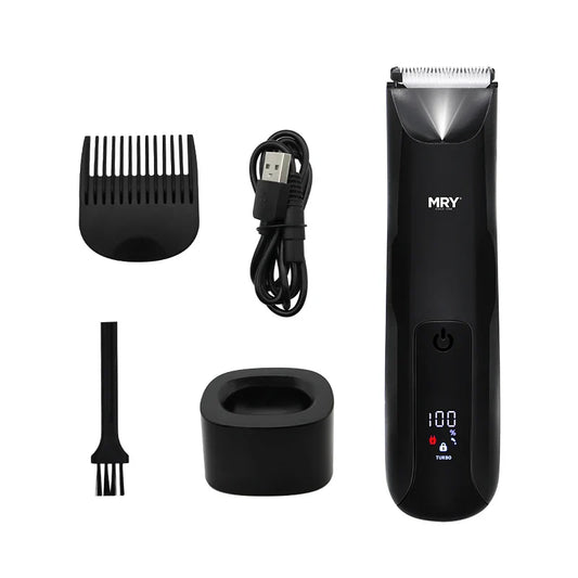 KTX-307539 Waterproof Back Shaver and Body Groomer for Men, IPX7 Rated, Ideal Trimmer for Sensitive Areas