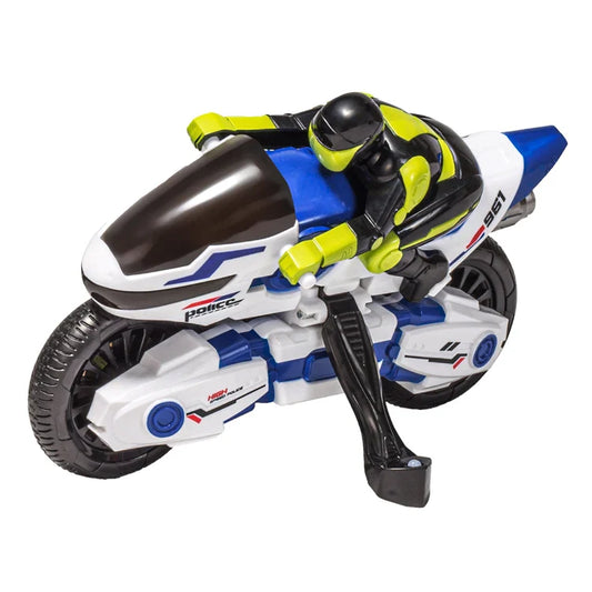KTX-475027 Stunt Motorcycle RC Car for Kids - 2.4G Mini Radio Control Model with 360° Spin, Indoor/Outdoor Use