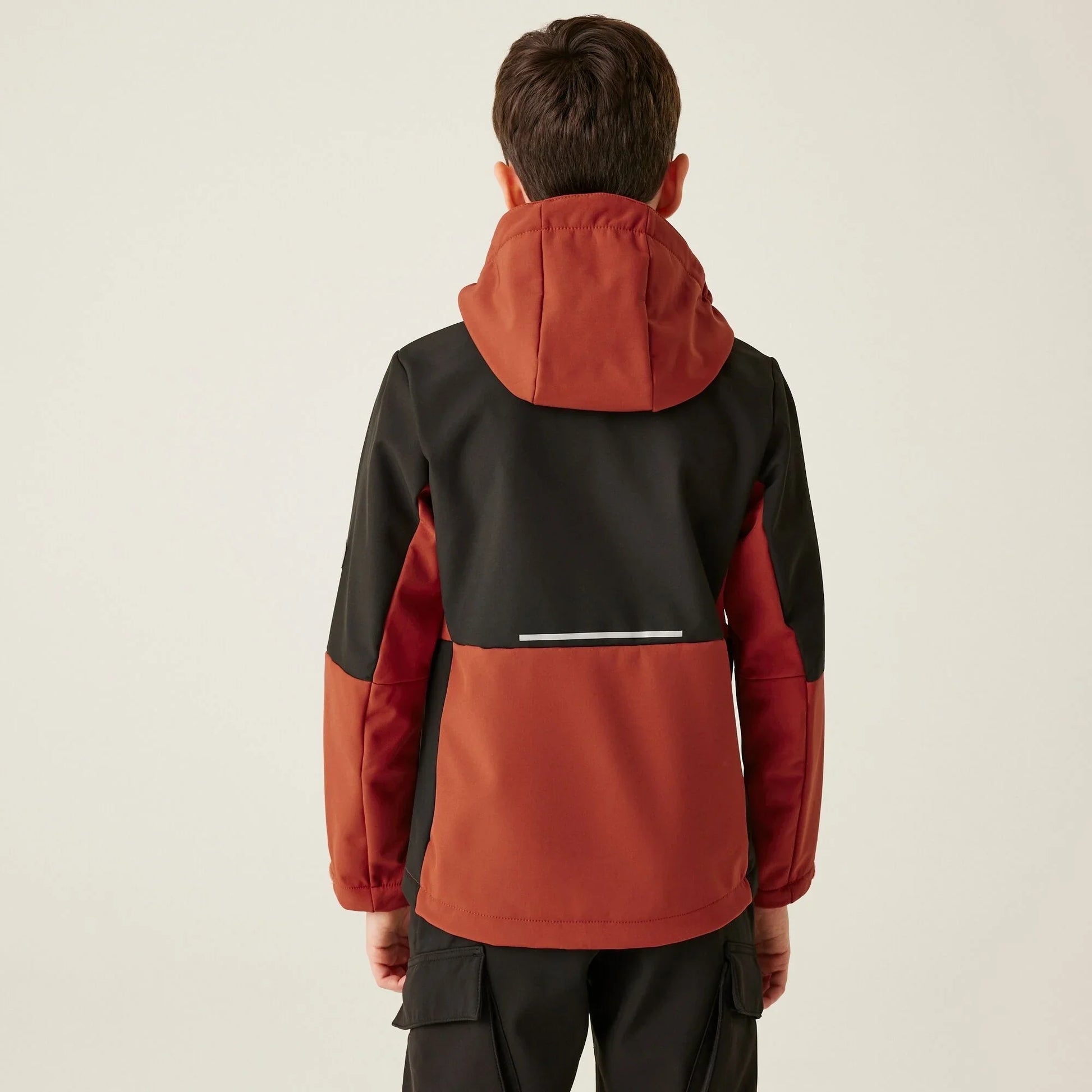 KTX-309907 Winter Softshell Jacket with Block Color Design for Kids Boy