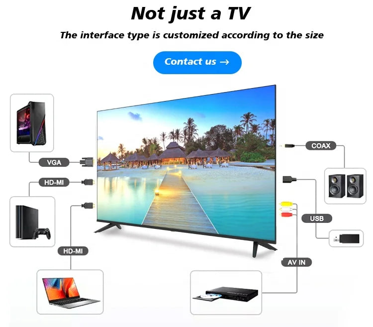 KTX-287315 22 Inch Smart Android LED TV with HDR10 and Dolby Vision, 4K Resolution, WiFi Connectivity, Ideal for Home Use