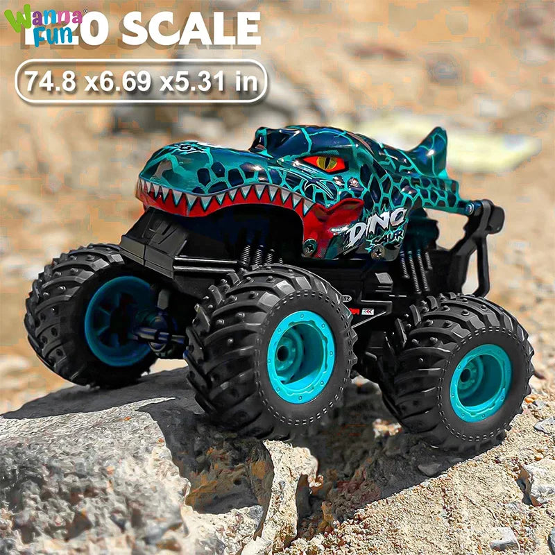 KTX-934931 360° Rotating Remote Control Dinosaur Stunt Truck - 2.4G Electric Crawler for Indoor and Outdoor Play