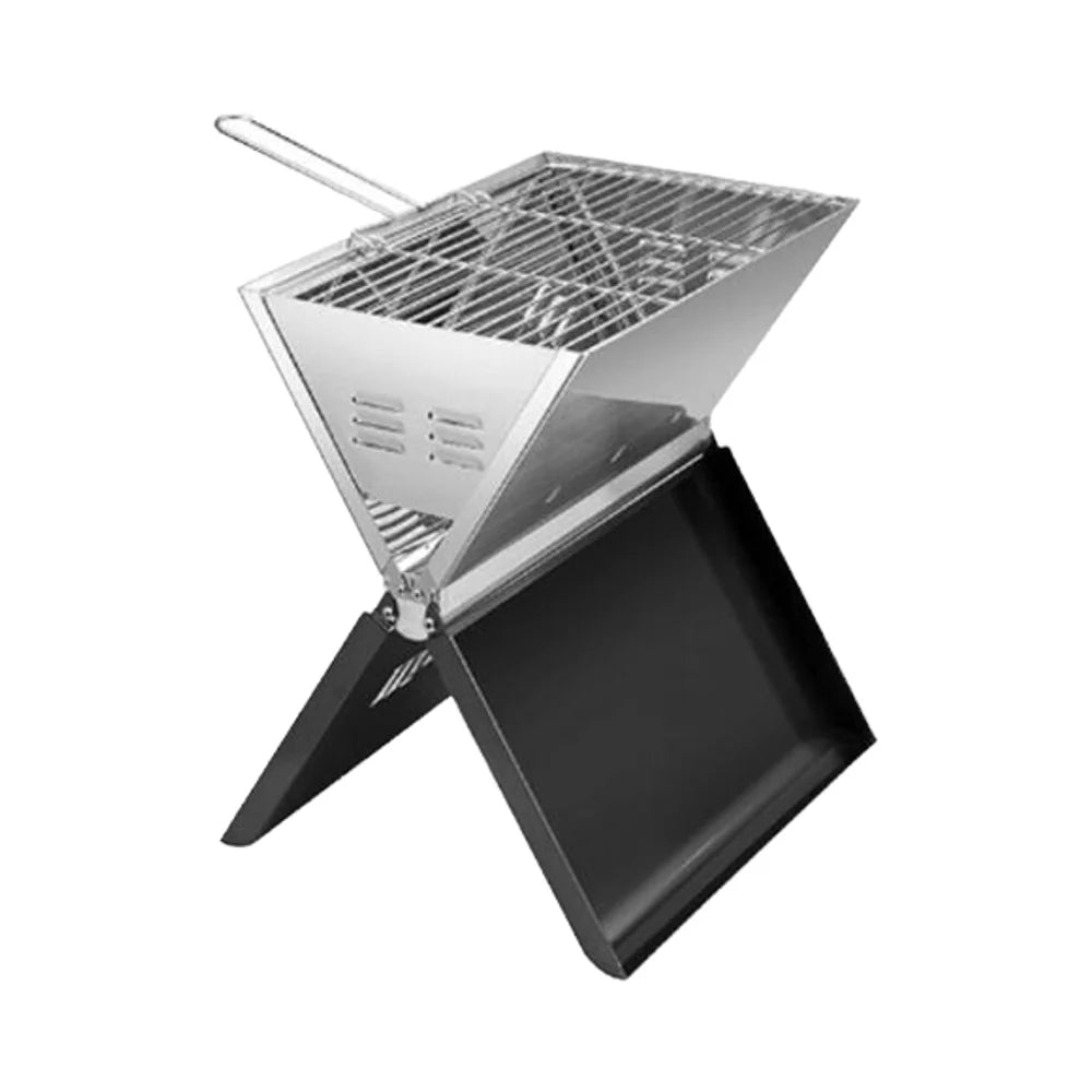 KTX-596883 Stainless Steel Portable Indoor Barbecue Grill for 2-3 Persons with Tube Burners