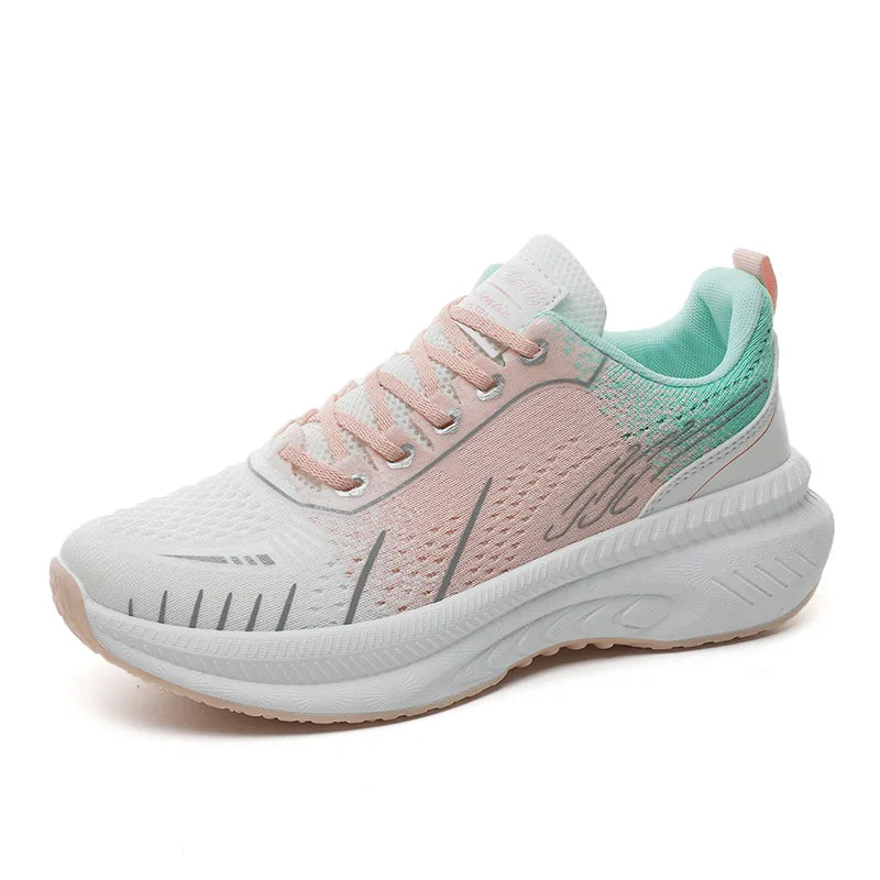 KTX-081683 K2501 New Mesh Breathable Casual Shoes Summer Versatile Lightweight Sports Shoes Student Durable Running Shoes