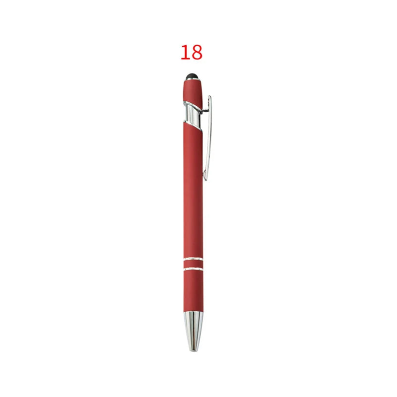 KTX-029395 Custom Multi-Coloured Metal Ballpoint Pen with Stylus for Office and School Use