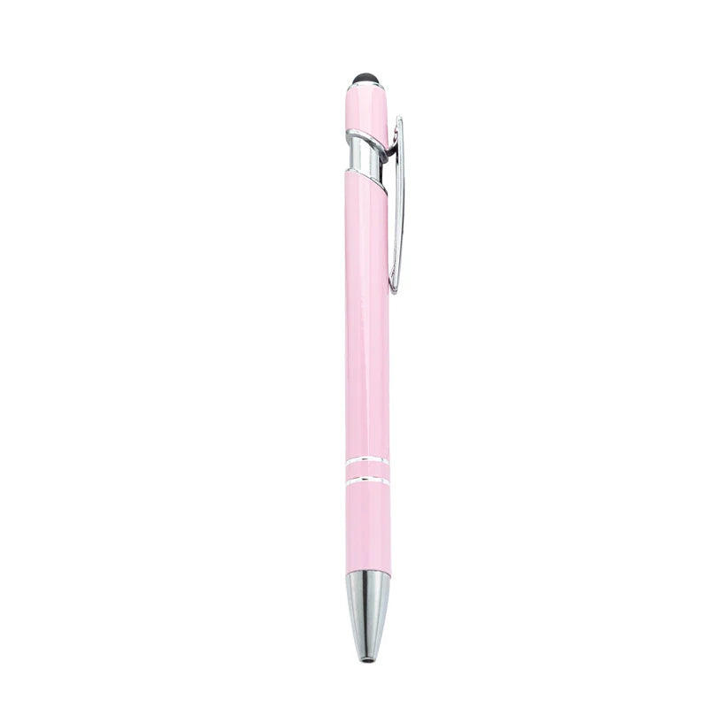 KTX-029395 Custom Multi-Coloured Metal Ballpoint Pen with Stylus for Office and School Use