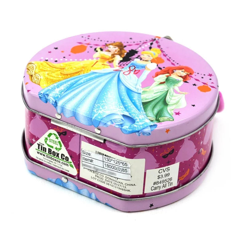 KTX-154707 Custom Portable Full-Color Tin Box with Handle for Children's Toys, Candy, Chocolate, and Food Storage