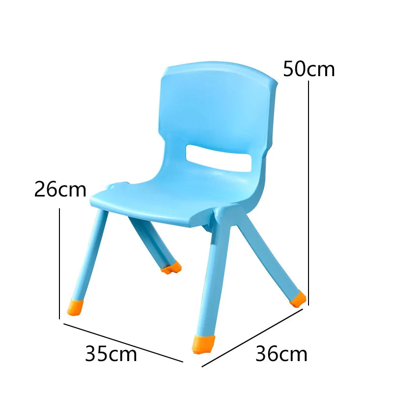 KTX-972499 Durable Plastic Stacking Chair for Children - Ideal for Schools, Daycares and Nurseries