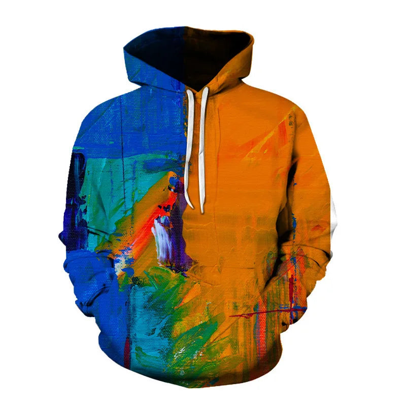 KTX-817235 OEM Custom logo Sweatshirt Long Sleeves Hoodie 3D Printed Casual Hooded Sweatshirt Clothing