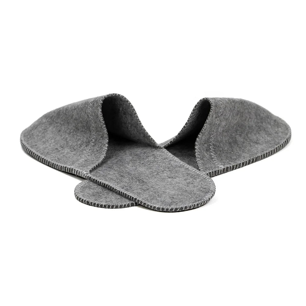 KTX-514451 Insulated Felt Sauna Hat Set for Optimal Comfort in Sauna Rooms