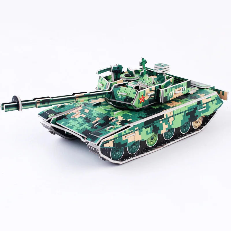 KTX-236371 Children's Creative DIY 3D Foam Paper Puzzle Model Building Toy