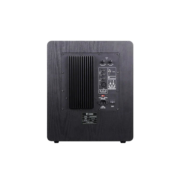 KTX-843859 10 Inch Bass Wood Subwoofer with 200W Amplifier Output